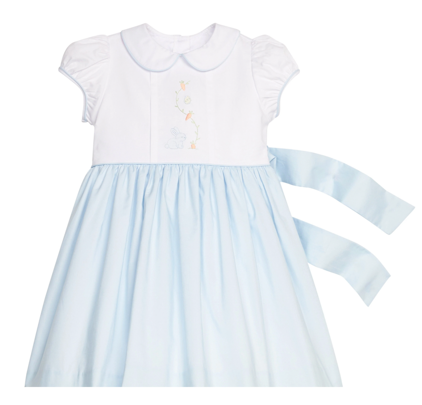 Little English - Peter Pan Dress - Blue Bunny