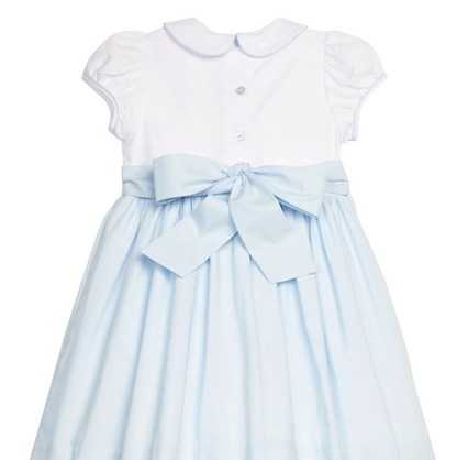 Little English - Peter Pan Dress - Blue Bunny