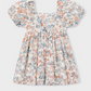 Mayoral - Girl Puff Sleeve Floral Dress