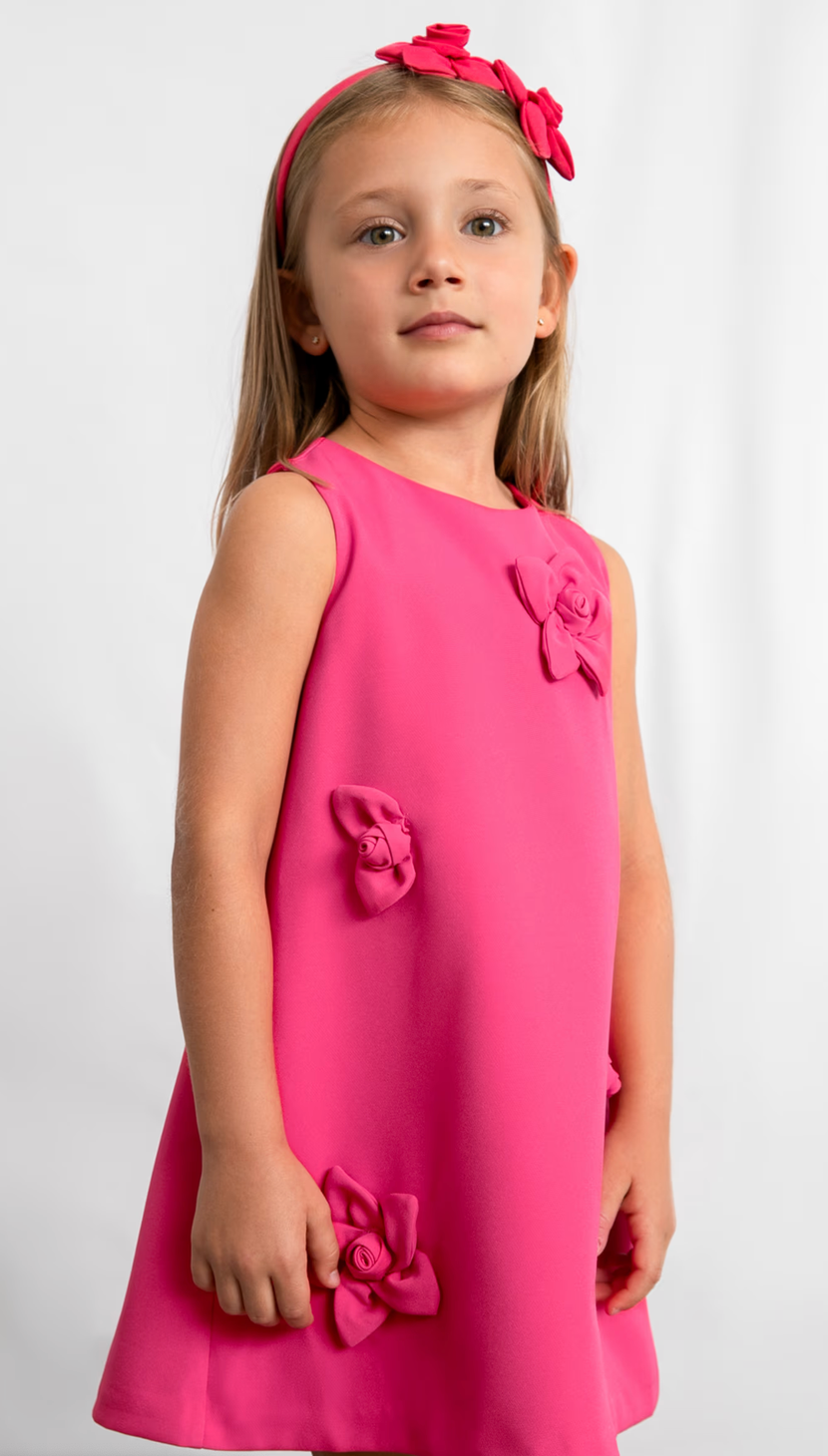 Mayoral - Girl Flower Applique Dress