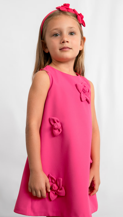 Mayoral - Girl Flower Applique Dress