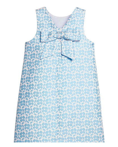Little English - Biz Dress - Blue Jacquard