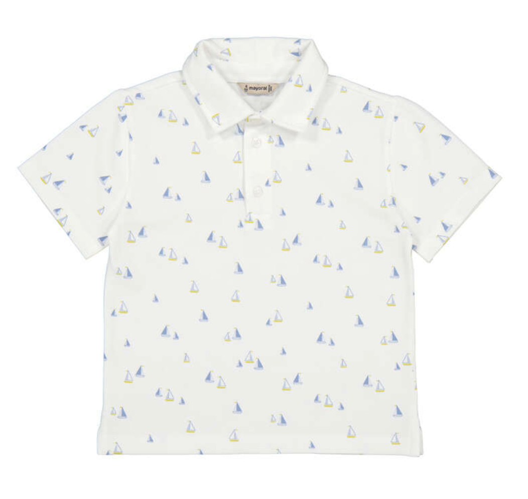 Mayoral – Mini Boy Polo | Sailboat Style