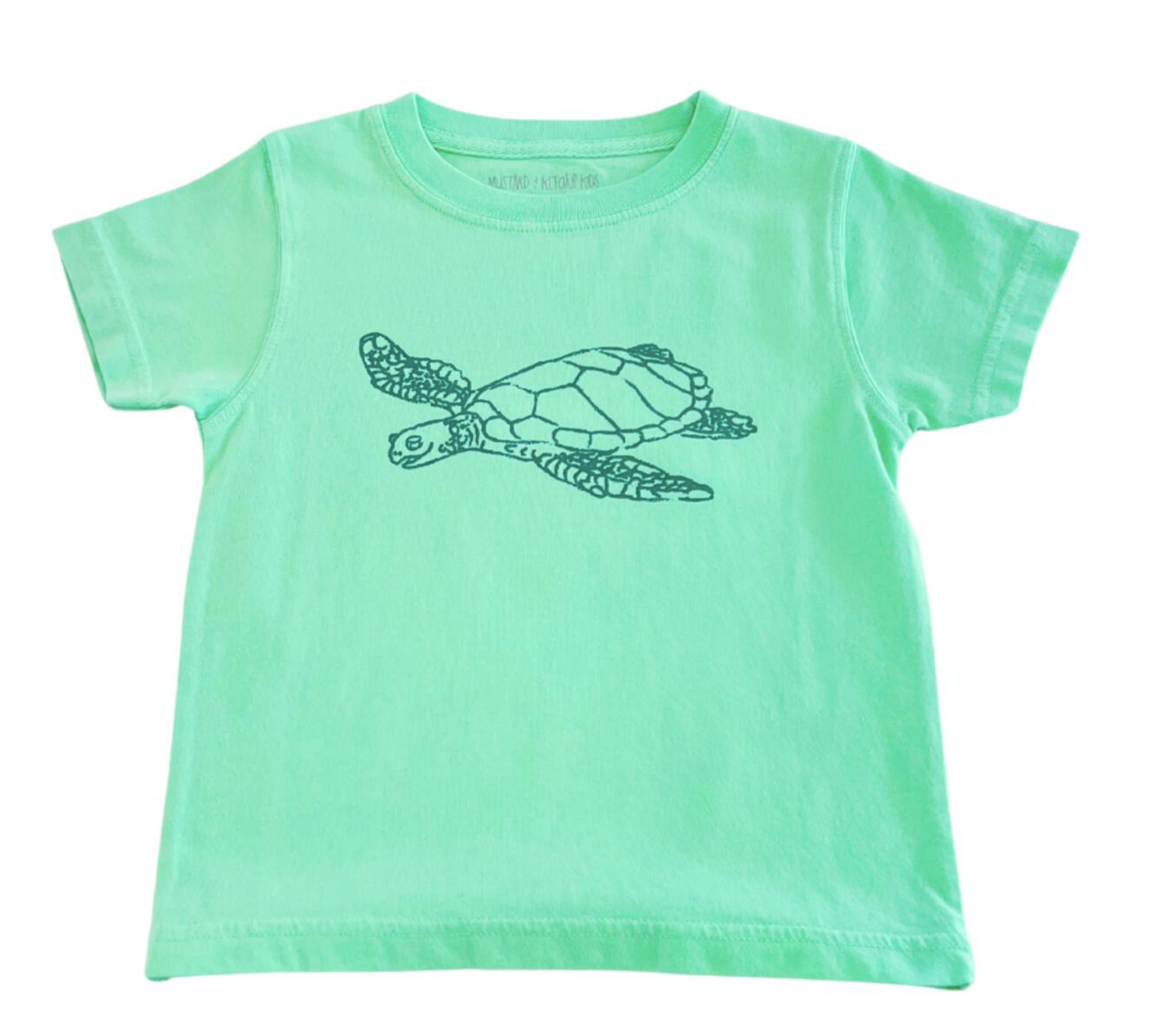 SS Island Reef Turtle T-Shirt- Mustard and Ketchup