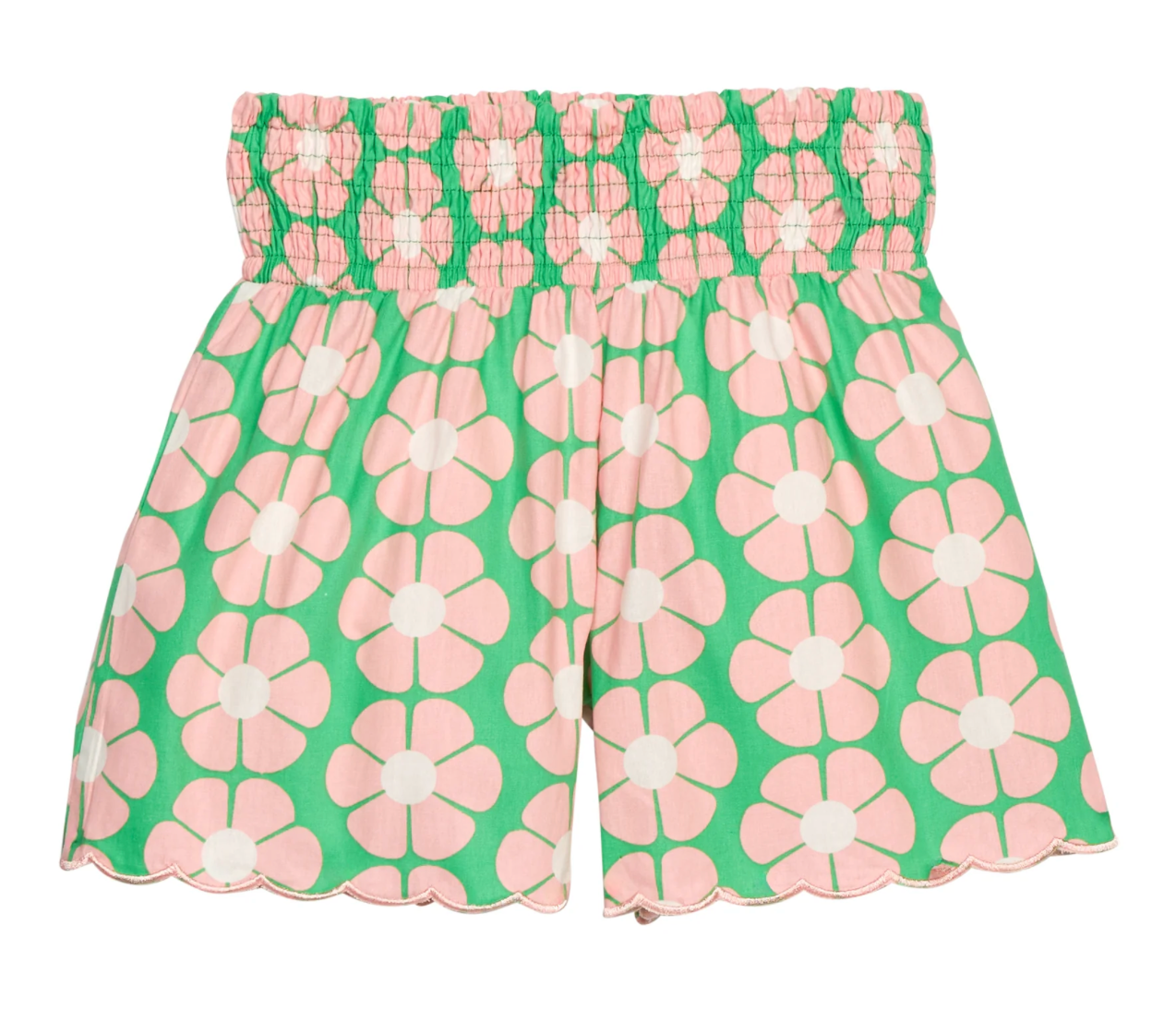 Shirred Shorts - Pimlico Punch - Bisby