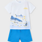 Baby Knit Shorts and T-Shirt 2-Piece Set- Mayoral