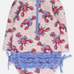 RuffleButts – Baby Girls Pink Lobster Lagoon Long Sleeve One-Piece Rash Guard Swimsuit