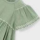 Mayoral – Embroidered Moss Dress