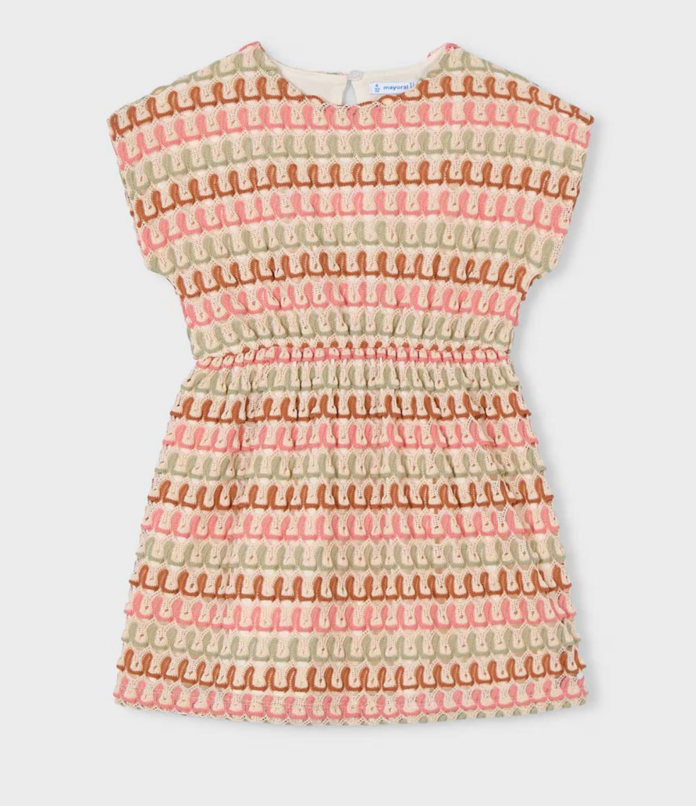 Mayoral – Knitted Tangerine Dress