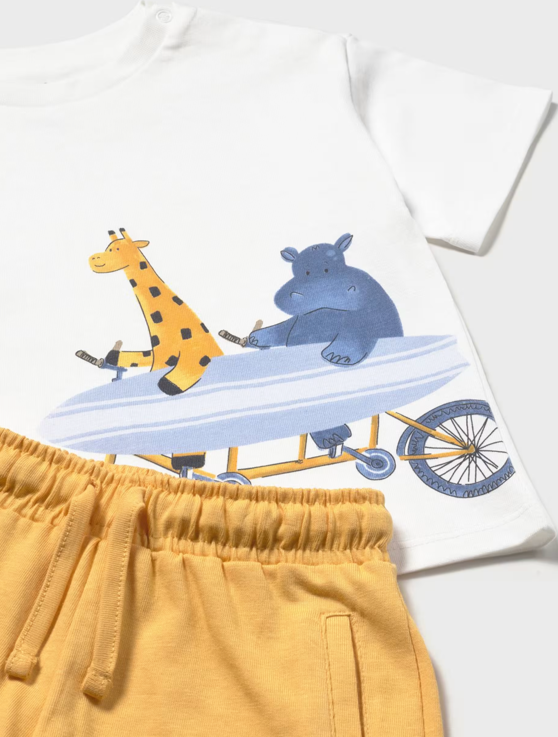 Mayoral – Boys Knit Set (T-Shirt & Bermuda Shorts)