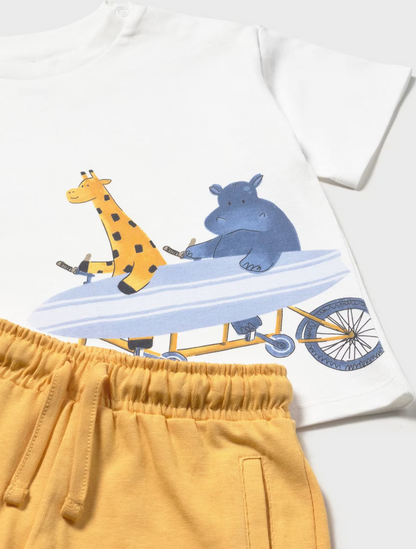 Mayoral – Boys Knit Set (T-Shirt & Bermuda Shorts)