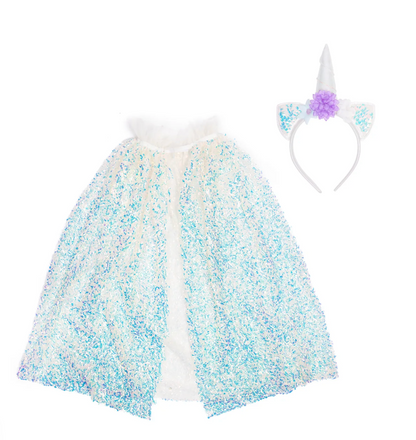 Unicorn Sparkle Cape and Headband