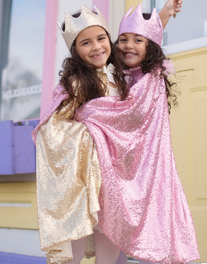 Gracious Gold Sequins Cape