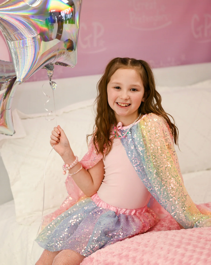 Ombre Sequins Cape