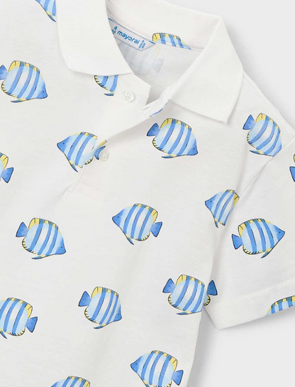 Mayoral – Mini Boy Polo | Fish
