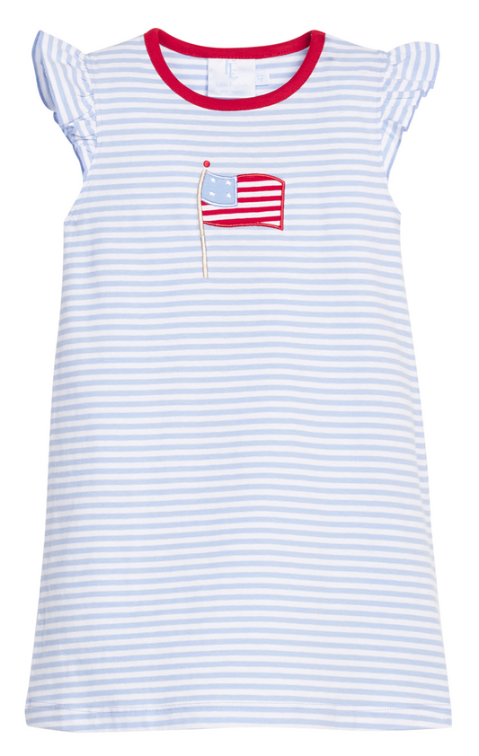 Little Englis - Applique Dress - Flag