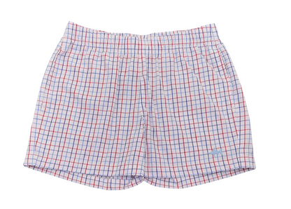 NAPLES SHORT PATRIOTIC PLAID