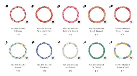Aid Through Trade Roll-On Bracelets