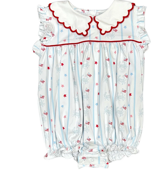 Patriotic Crab Girls Bubble