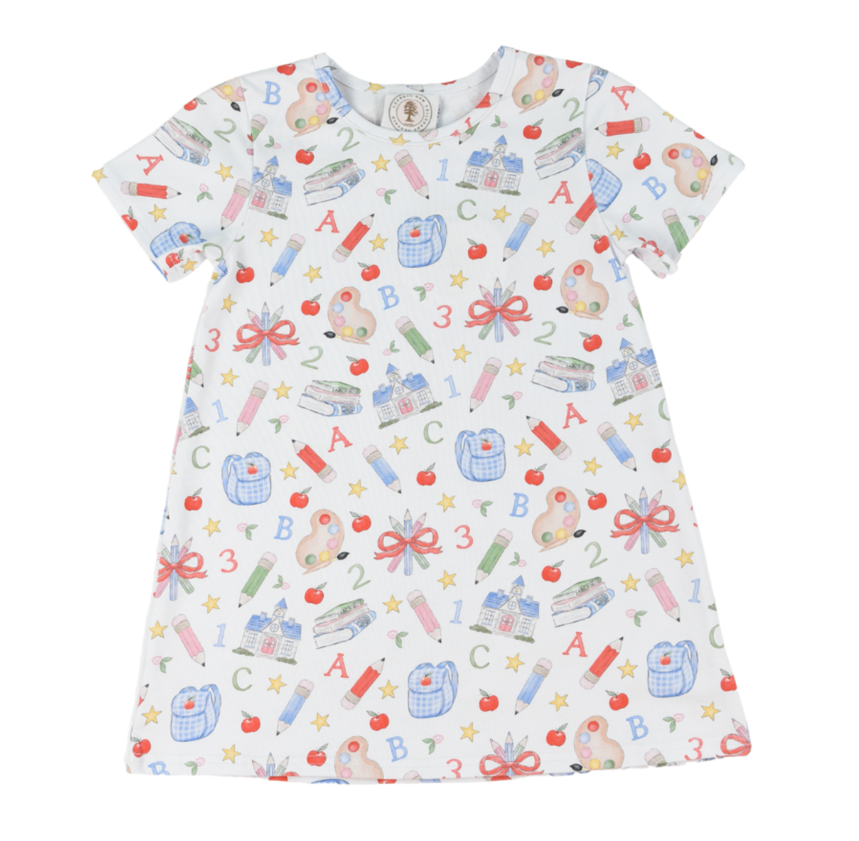 School Supplies Susie Swing Dress- Cypress Row