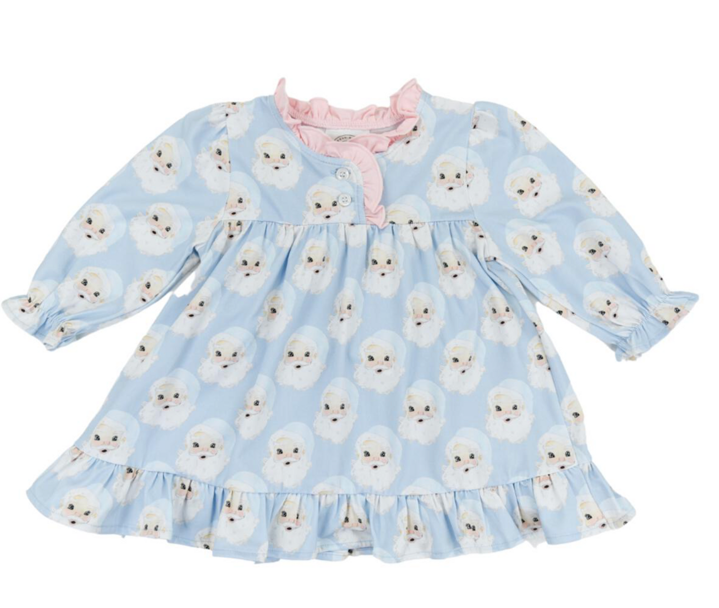 Santa Baby Girls Gown (Santa-Baby-Girls-Gown)