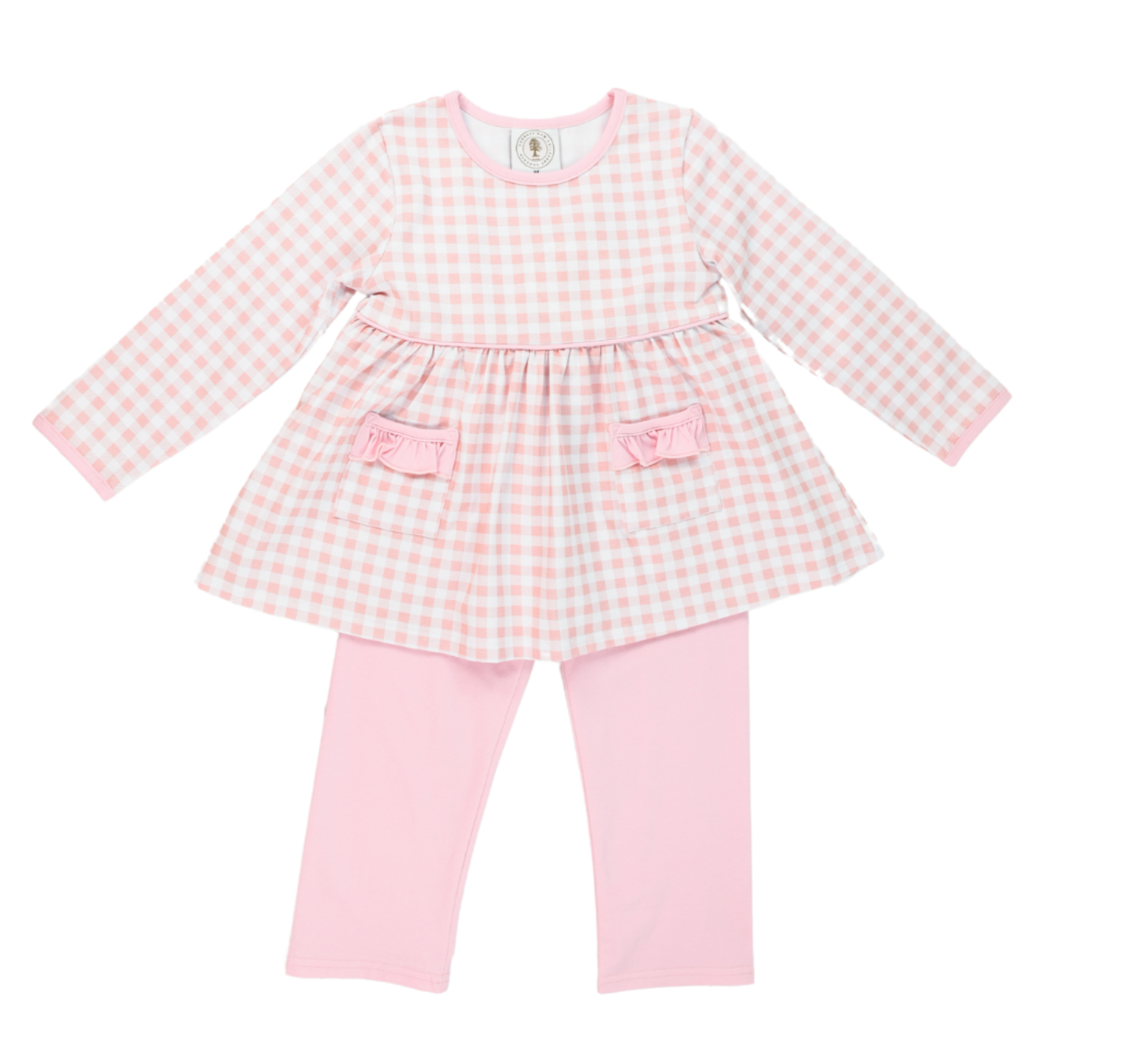 Pink Gingham Londyn Legging Set (Pink-Gingham-Londyn-Legging-Set)