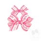 Wee Ones - One Mini Lil Sis Printed Grosgrain Hair Bow and One Medium Big Sis Print Grosgrain Hair Bow