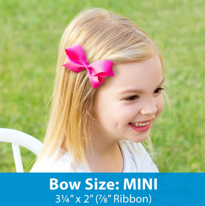 Wee Ones - Tiny Classic Grosgrain Girls Hair Bow