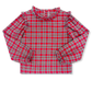 Evelyn Blouse Long Sleeve – Hawthorn Plaid