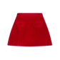 Claire Skirt - Ruby Red Velvet