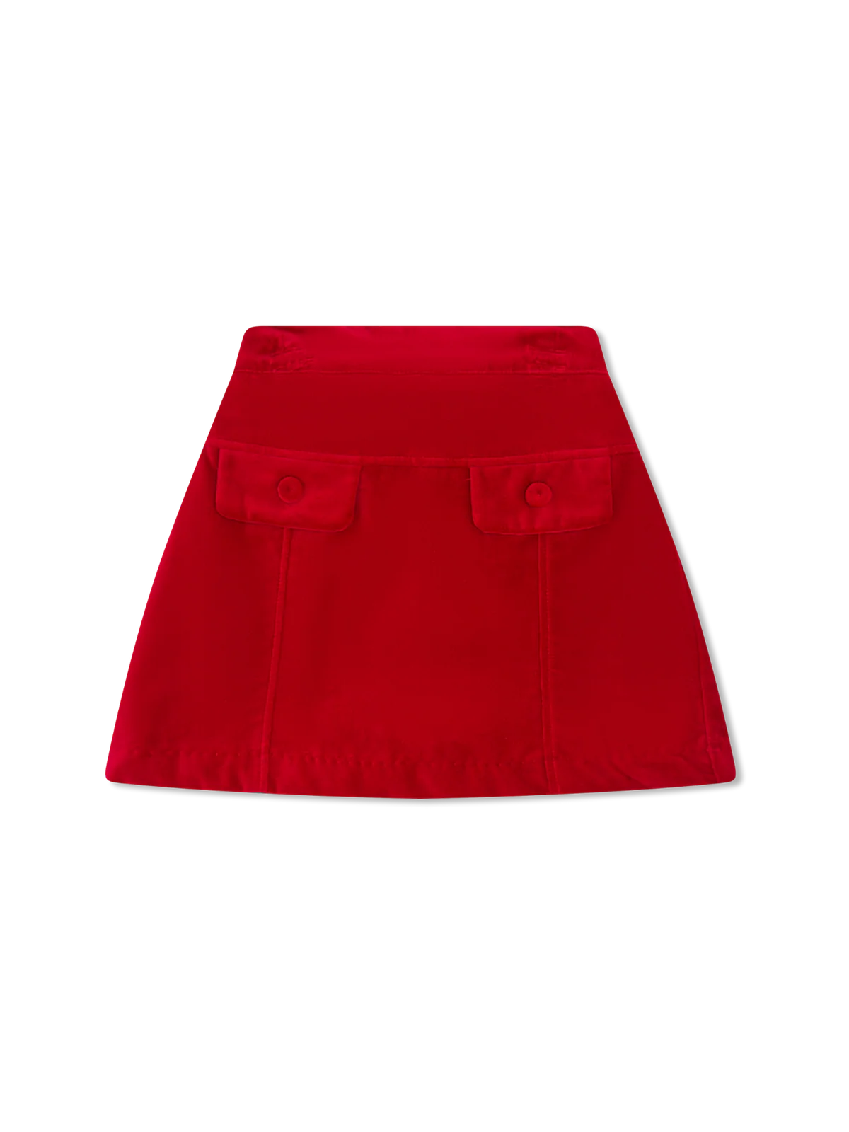 Claire Skirt - Ruby Red Velvet