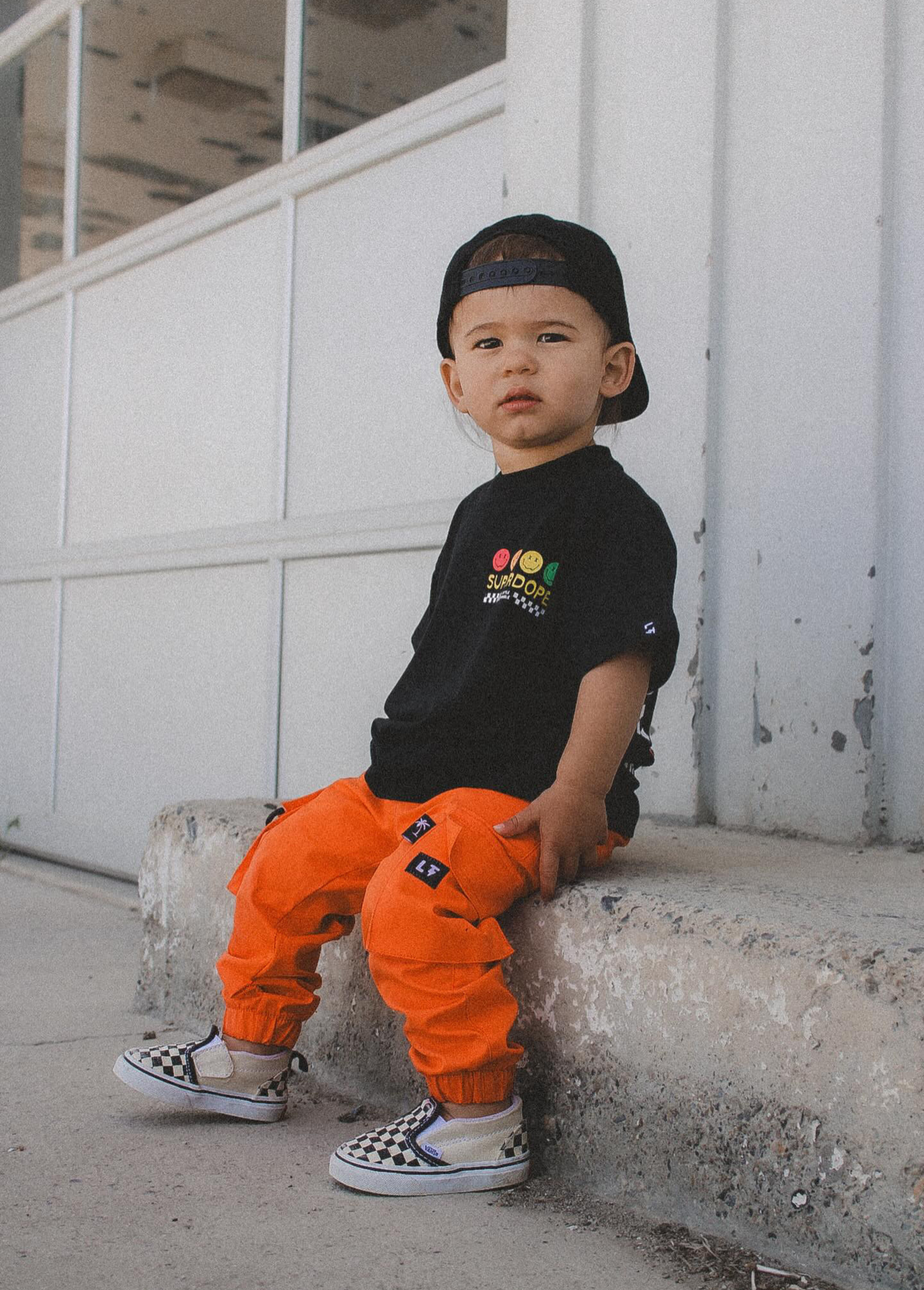 Little Trouble - Orange Cargos