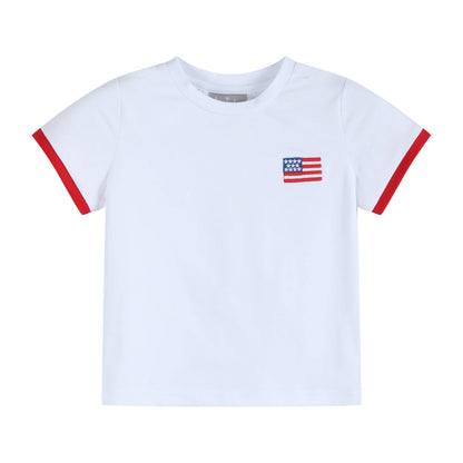 Lil Cactus - Red, White and Blue Shirt and Shorts Set