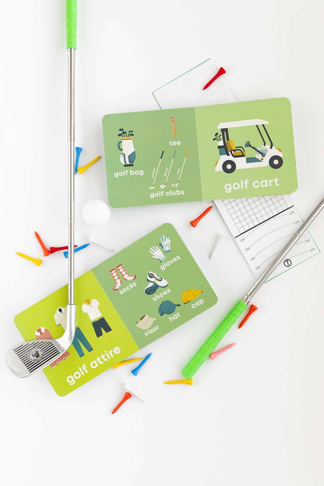 Left Hand Book House - Golf Baby- Board Book