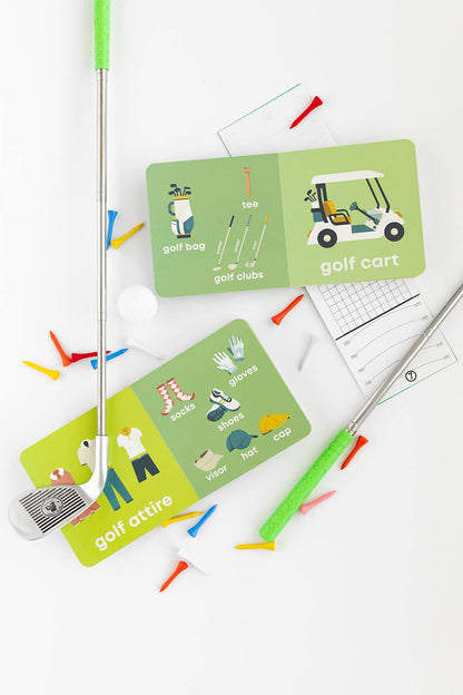 Left Hand Book House - Golf Baby- Board Book