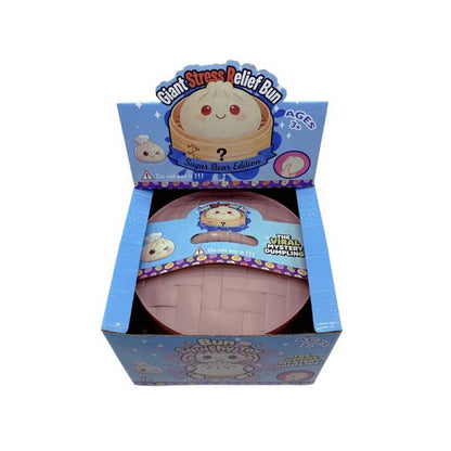 Auraquise - Mystery Dumpling Blind Box Squishy Set with Large Steamer – 10 Bun Toys