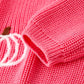 Rylee Faith Designs - （Pre-order）Fall Girls Thanksgiving Halloween Pumpkin Pink Pullover Sweater