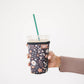 Frederick Family Co. - Iced Coffee Sleeve, Cute Reusable  Cup Holder Drink Sleeve, Coffee Lover Gift, Cold Drink Sleeve for Iced Coffee Cups