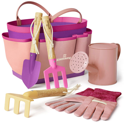 Kinderific - KIDS GARDENING SET, PRINCESS PINK