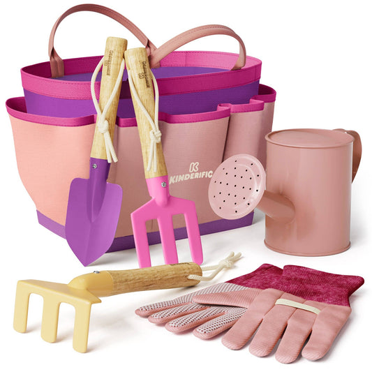 Kinderific - KIDS GARDENING SET, PRINCESS PINK