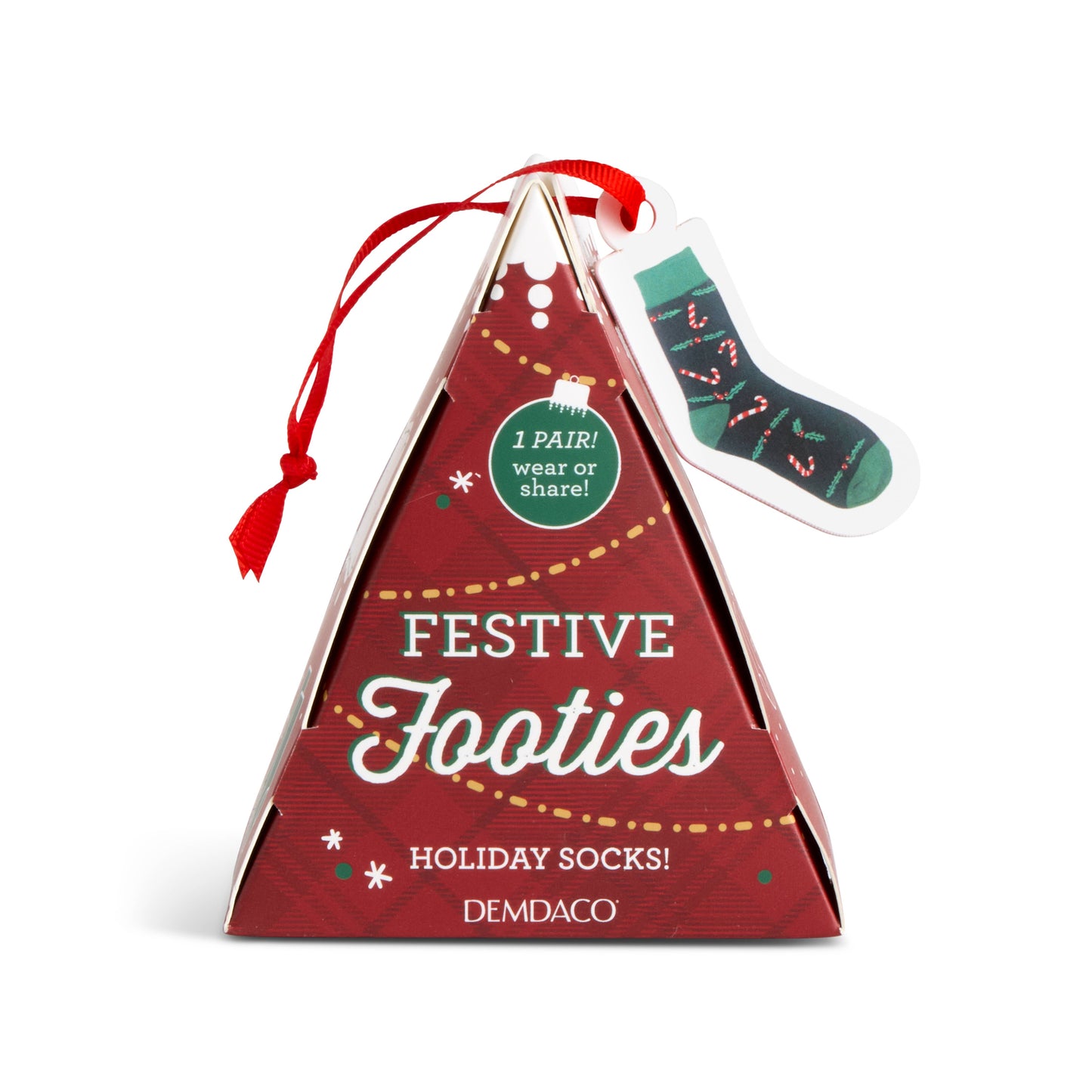 DEMDACO - Holiday Festive Sock Program - 20 pcs with Displayer