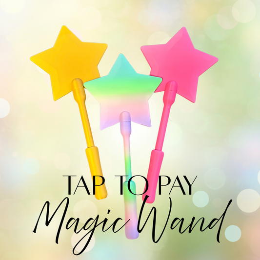 LRB Handmade Creations - Tap to Pay Magic Star Wand - 3D Printed Credit Card Holder