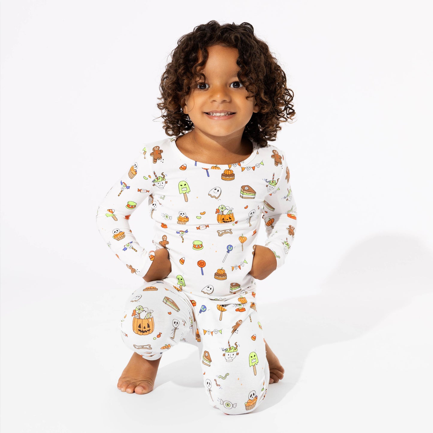 Bellabu Bear - Halloween Treats Bamboo Kids Pajamas