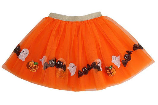 Sparkle Sisters by Couture Clips - Happy Halloween Tutu