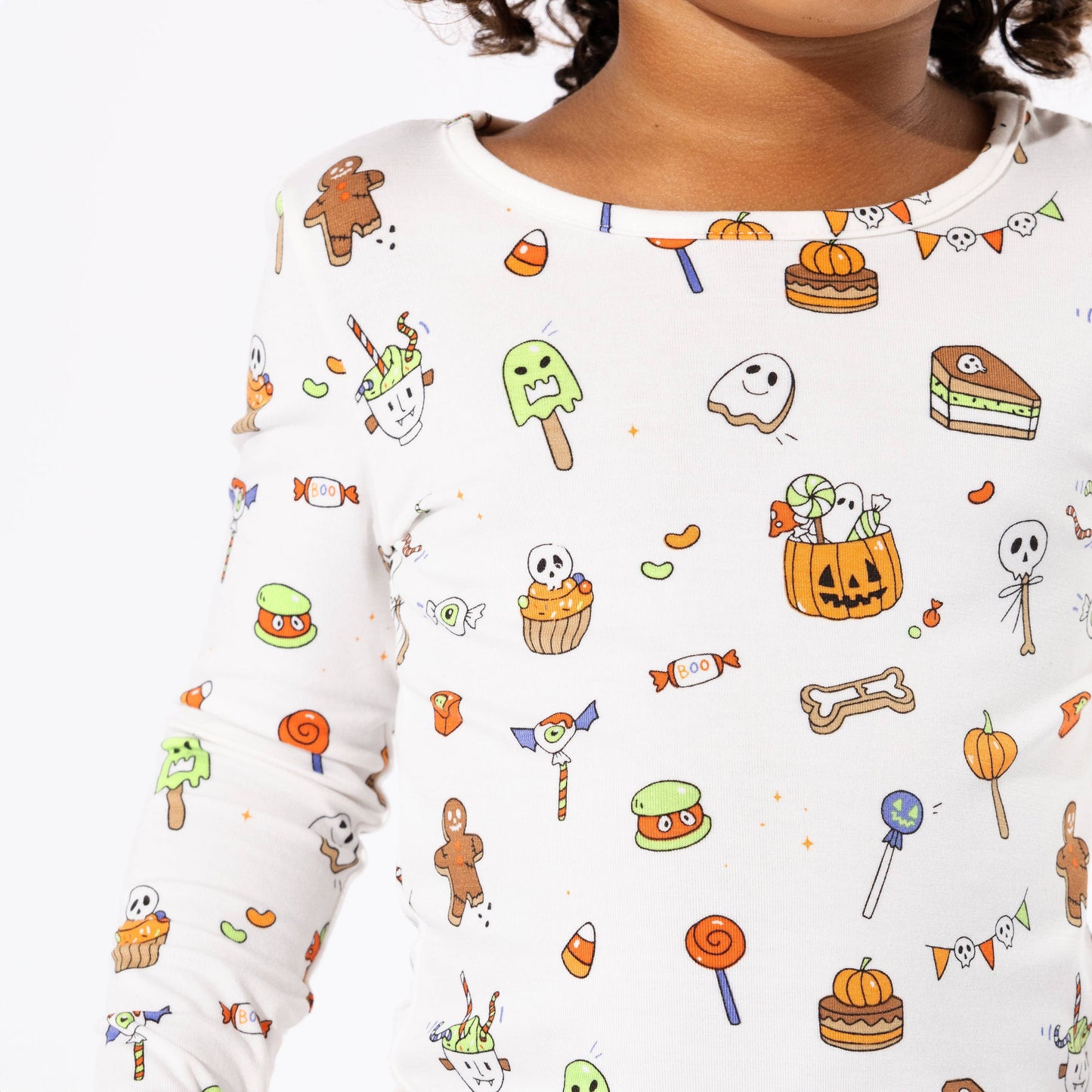 Bellabu Bear - Halloween Treats Bamboo Kids Pajamas
