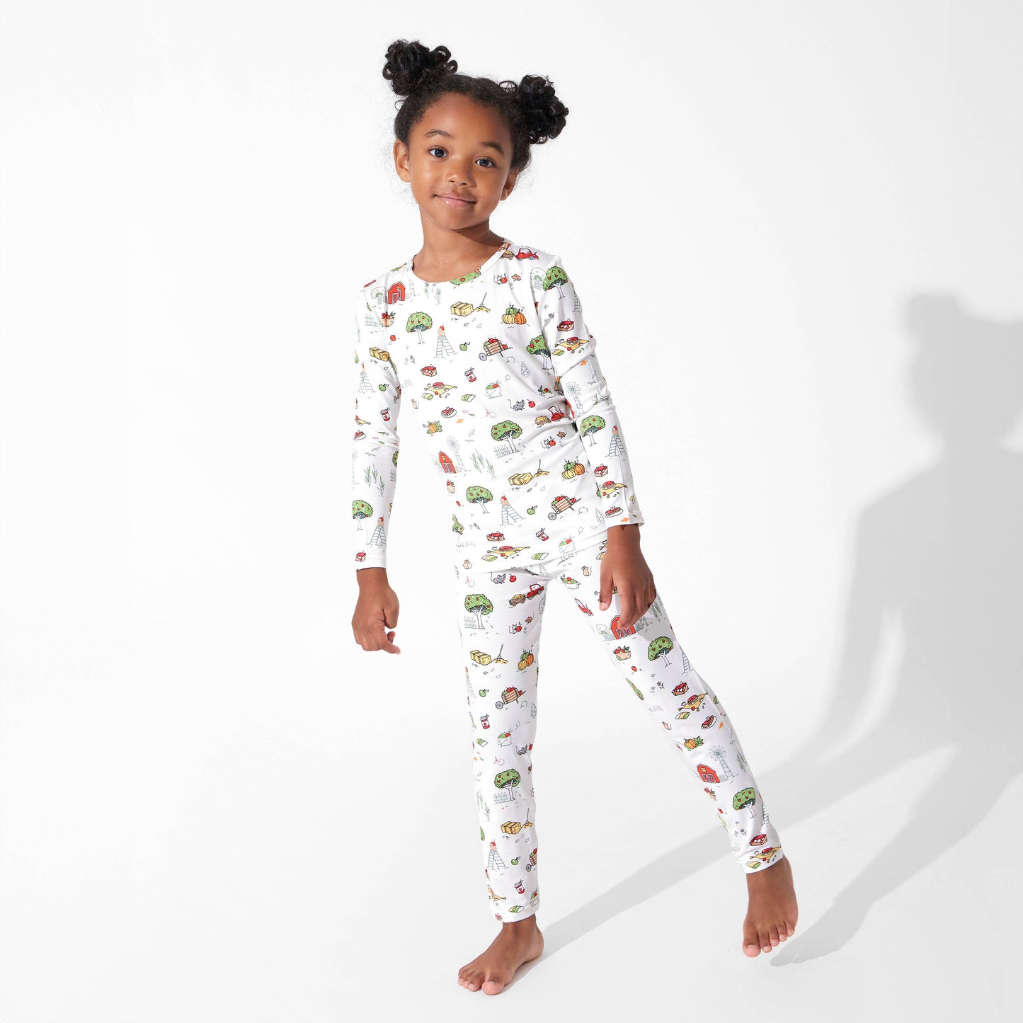 Bellabu Bear - Fall Vibes Bamboo Kids Pajamas
