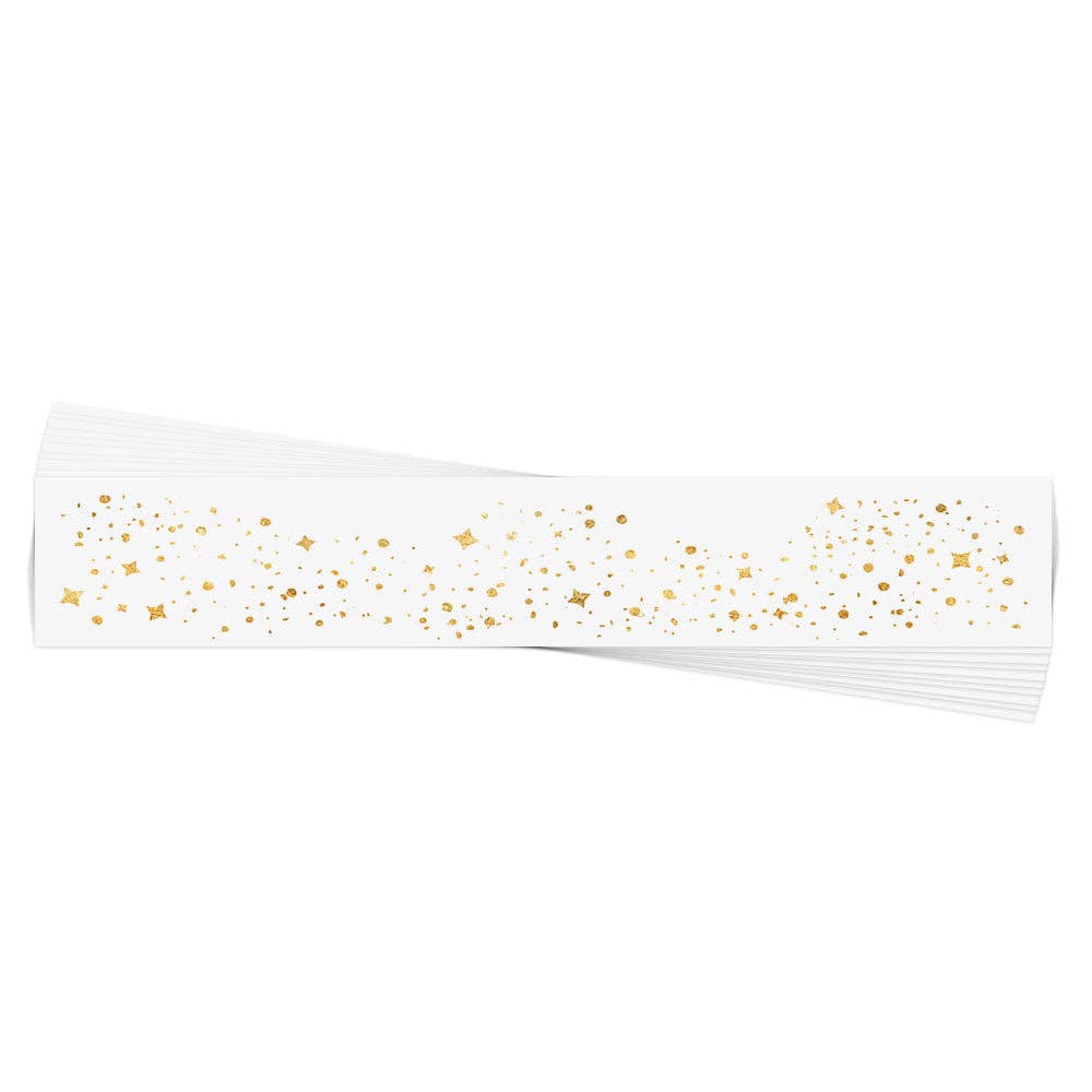 Libbo Flash Tattoos - GALACTIC GOLD FACE FRECKLES metallic temporary tattoos ...