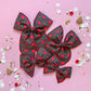 Tiny Wonders Bows - Christmas Plaid