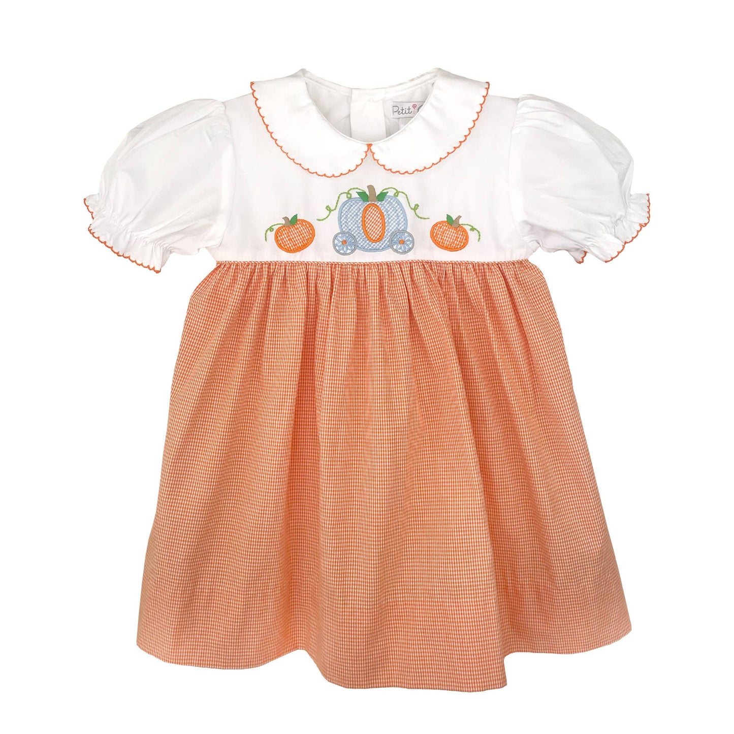 Petit Ami & Zubels - Princess Pumpkin Embroidered Dress
