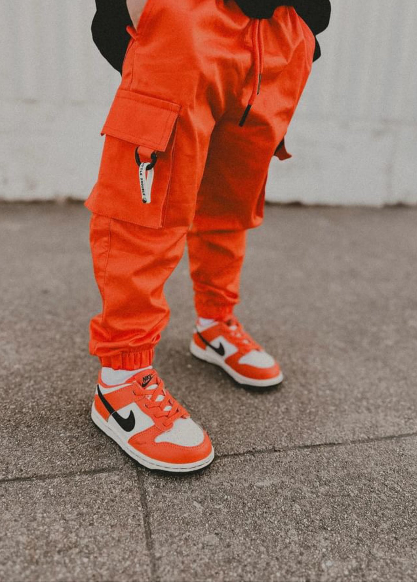 Little Trouble - Orange Cargos